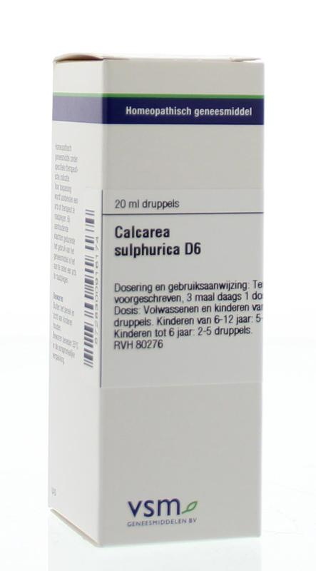 Calcarea sulphurica D6