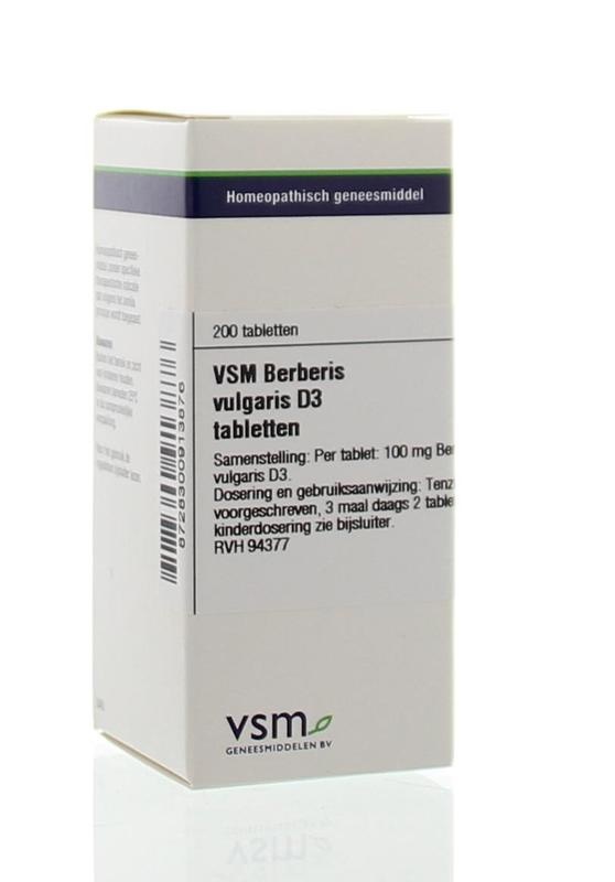 VSM VSM Berberis vulgaris D3 (200 tab)