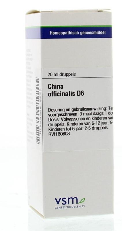 VSM VSM China officinalis D6 (20 ml)