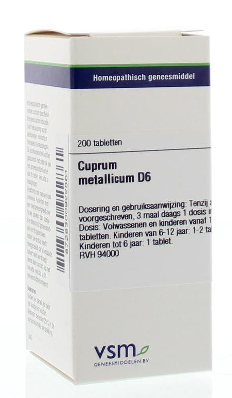 VSM VSM Cuprum metallicum D6 (200 tab)