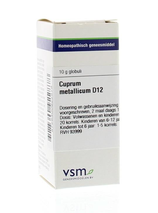 Cuprum metallicum D12