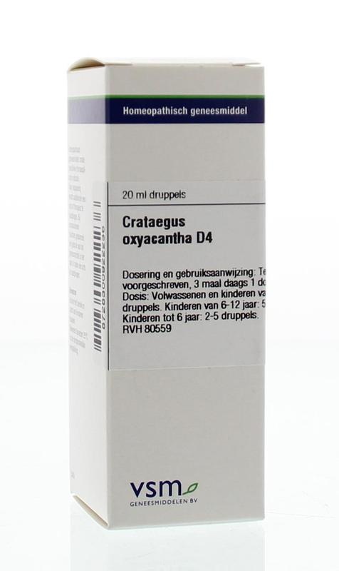 VSM VSM Crataegus oxyacantha D4 (20 ml)