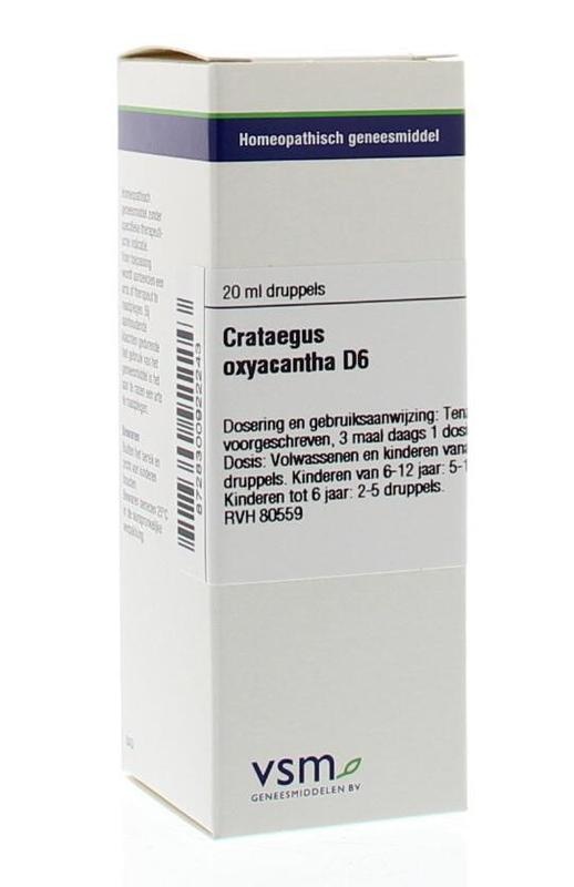 VSM VSM Crataegus oxyacantha D6 (20 ml)