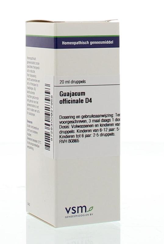 VSM VSM Guajacum officinale D4 (20 ml)