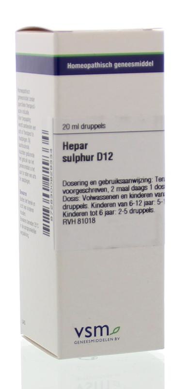 VSM VSM Hepar sulphur D12 (20 ml)