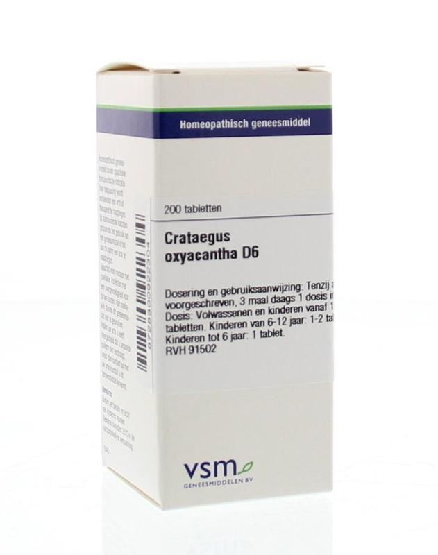 VSM VSM Crataegus oxyacantha D6 (200 tab)
