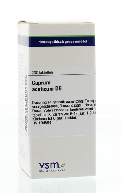 VSM VSM Cuprum aceticum D6 (200 tab)