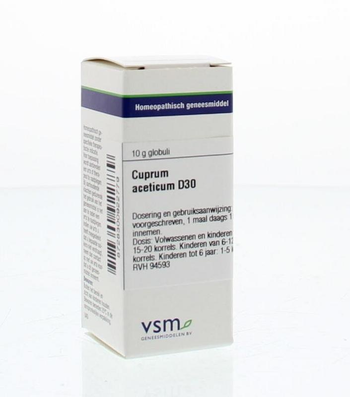 VSM VSM Cuprum aceticum D30 (10 gr)