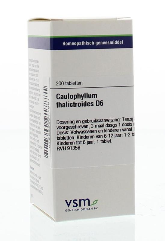 VSM VSM Caulophyllum thalictroides D6 (200 tab)