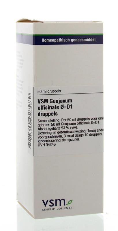 VSM VSM Guajacum officinale D1 (50 ml)