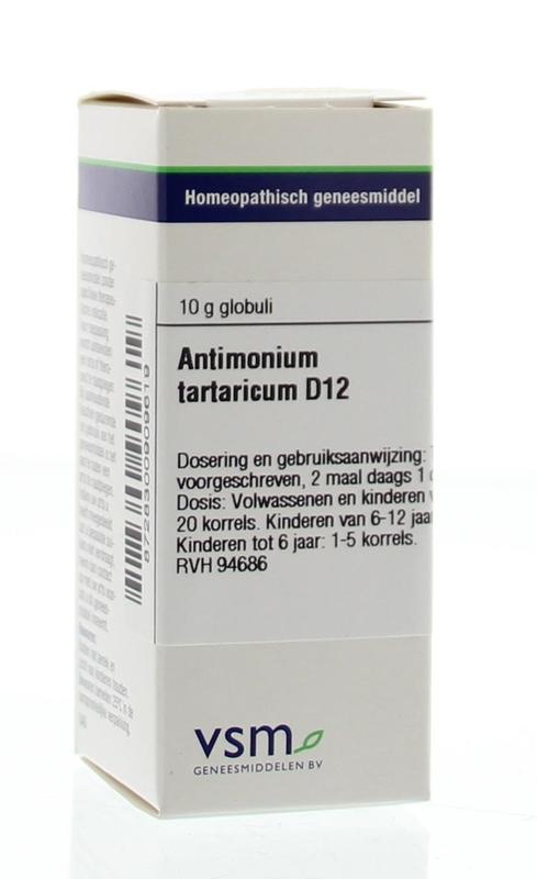 VSM VSM Antimonium tartaricum D12 (10 gr)