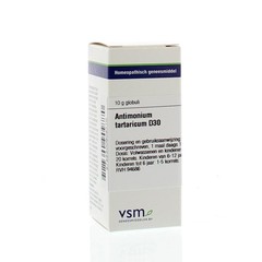 VSM Antimonium tartaricum D30 (10 gr)