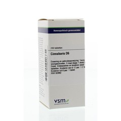 VSM Cinnabaris D6 (200 tabletten)
