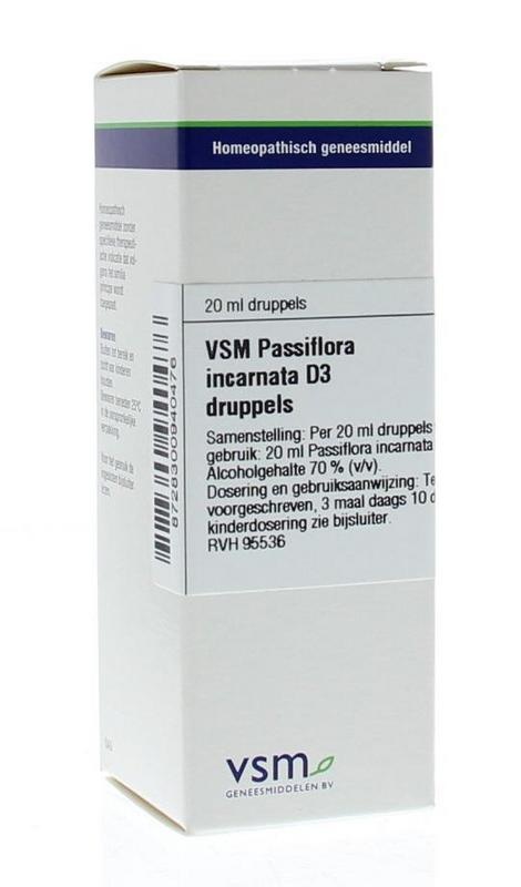 VSM VSM Passiflora incarnata D3 (20 ml)