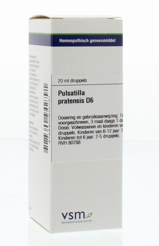 VSM VSM Pulsatilla pratensis d6 (20 ml)