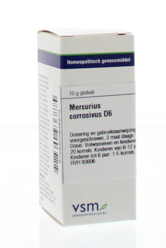 Mercurius corrosivus D6