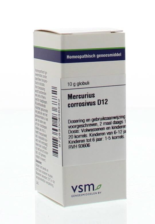 Mercurius corrosivus D12