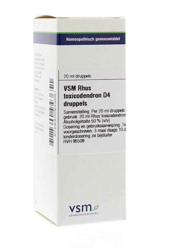 VSM VSM Rhus toxicodendron D4 (20 ml)