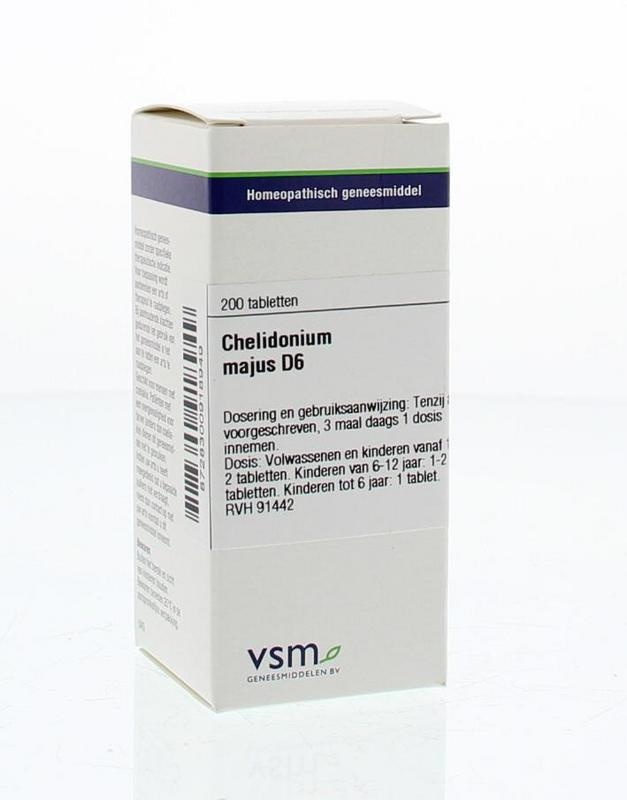 VSM VSM Chelidonium majus D6 (200 tab)