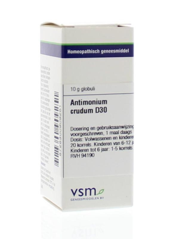 VSM VSM Antimonium crudum D30 (10 gr)