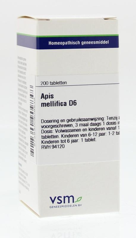 VSM VSM Apis mellifica D6 (200 tab)