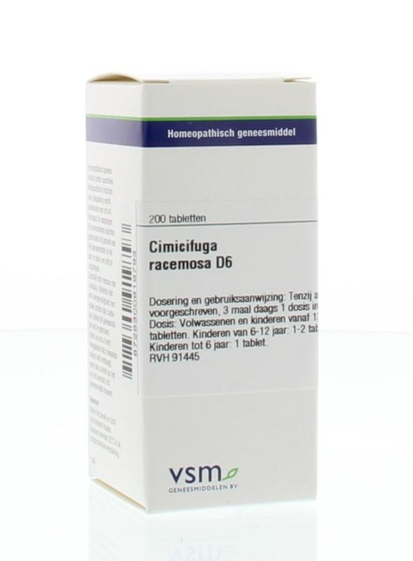 VSM VSM Cimicifuga racemosa D6 (200 tab)
