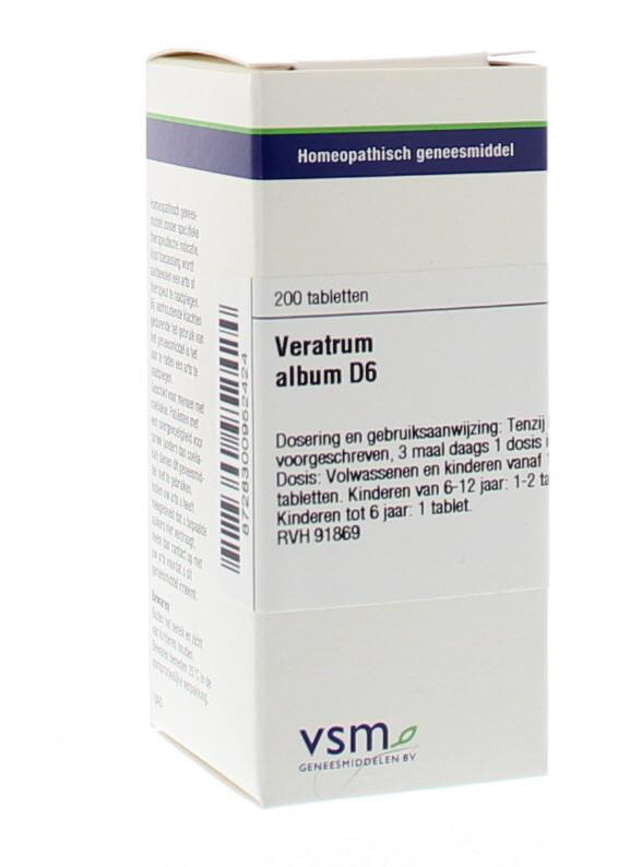 VSM VSM Veratrum album D6 (200 tab)