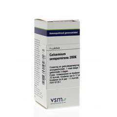 VSM Gelsemium sempervirens 200K (4 gr)