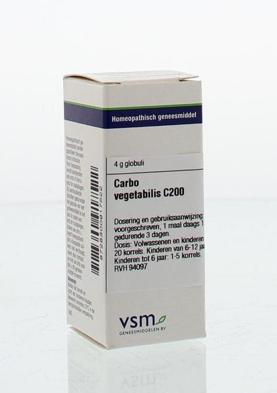 VSM VSM Carbo vegetabilis C200 (4 gr)