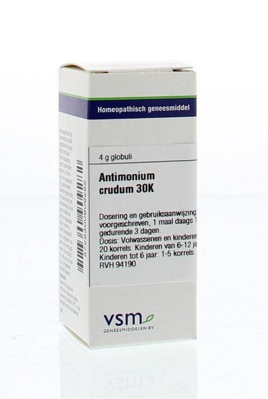 Antimonium crudum 30K