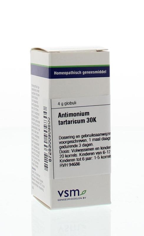 VSM VSM Antimonium tartaricum 30K (4 gr)