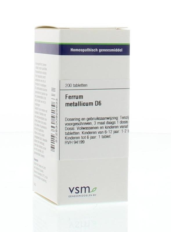 VSM VSM Ferrum metallicum D6 (200 tab)