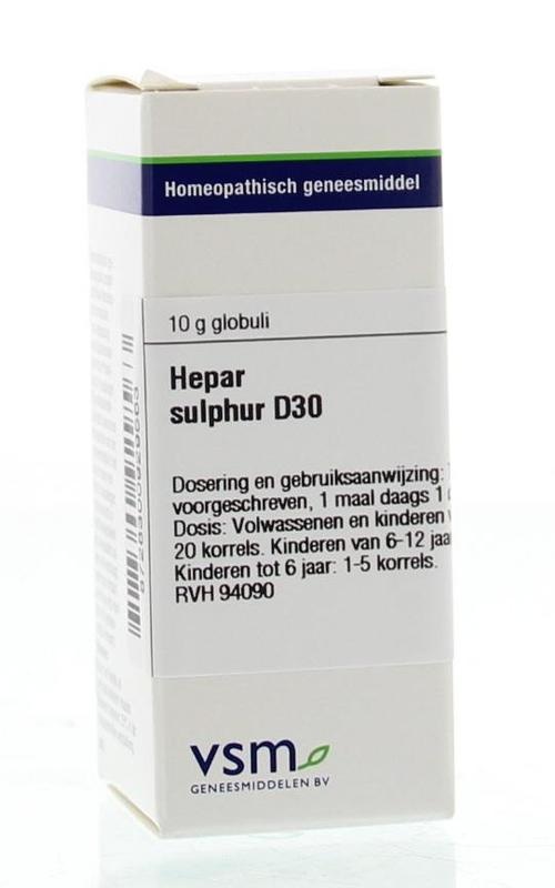 VSM VSM Hepar sulphur D30 (10 gr)