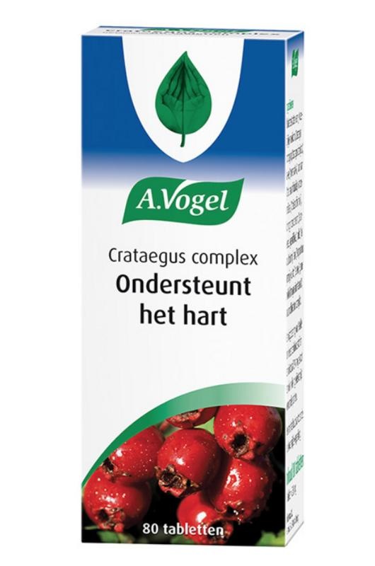 A Vogel A Vogel Crataegus + valeriaan tab (80 tab)