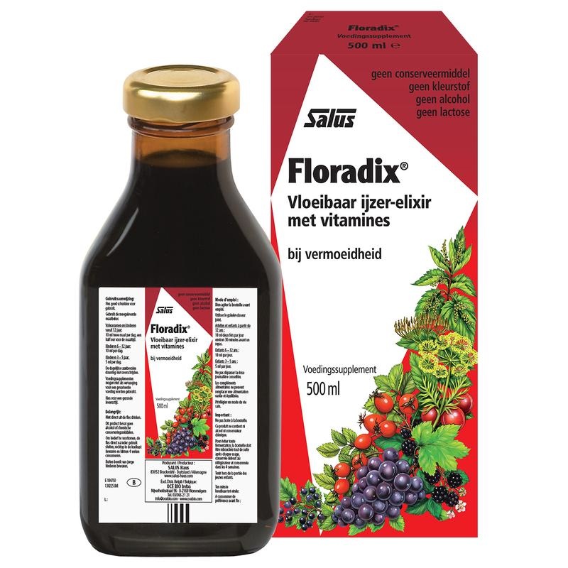 Salus Salus Floradix ijzer elixer (500 ml)