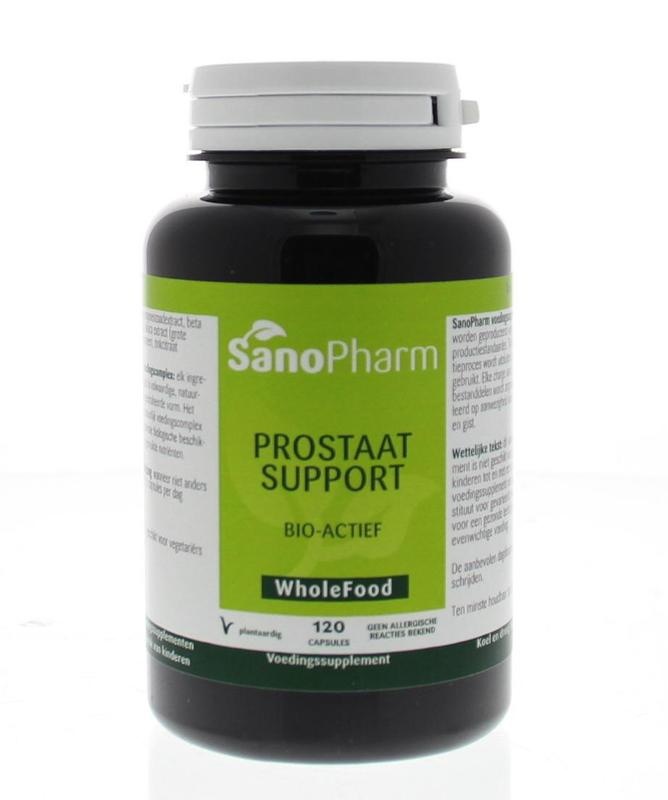 Sanopharm Sanopharm Prostaat support wholefood (120 caps)