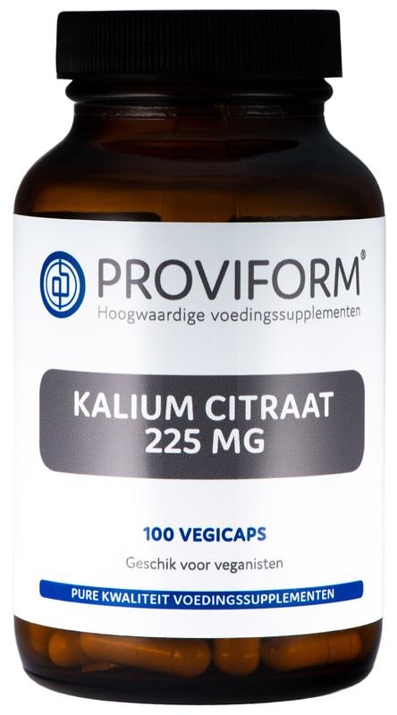 Proviform Proviform Kalium citraat 225 mg (100 vega caps)