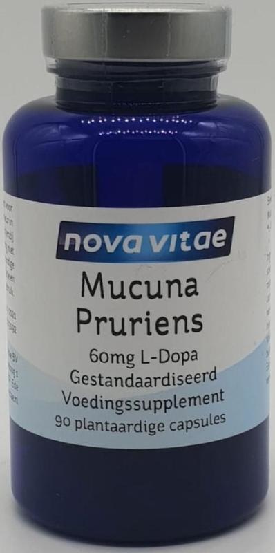 Nova Vitae Mucuna pruriens L-dopa 60 mg (90 vcaps)