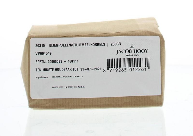 Jacob Hooy Jacob Hooy Bijenpollen/stuifmeelkorrels (250 gr)