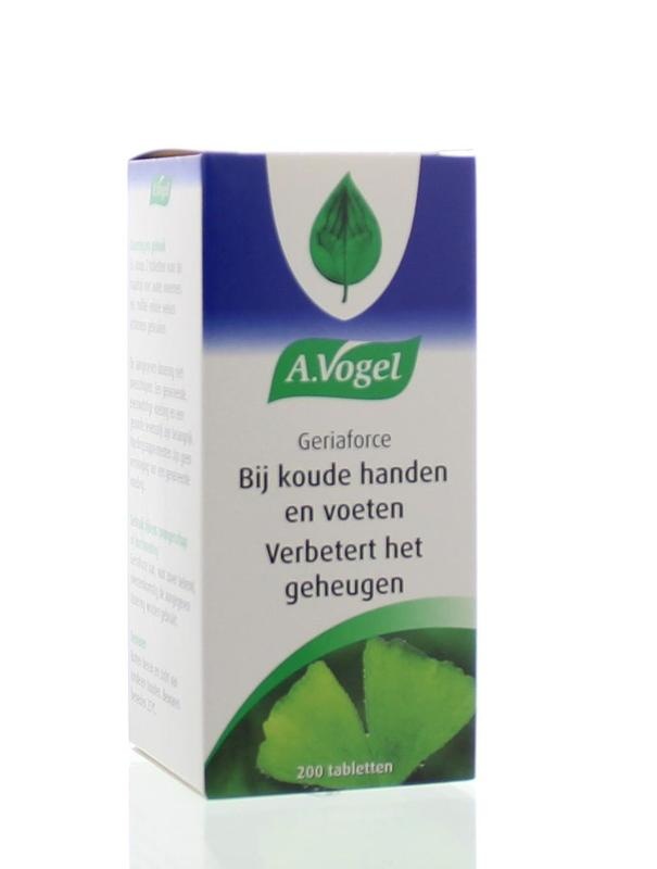 A Vogel A Vogel Geriaforce doorbloeding (200 tab)