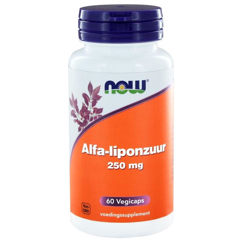 Now NOW Alfa-liponzuur 250 mg (60 vcaps)