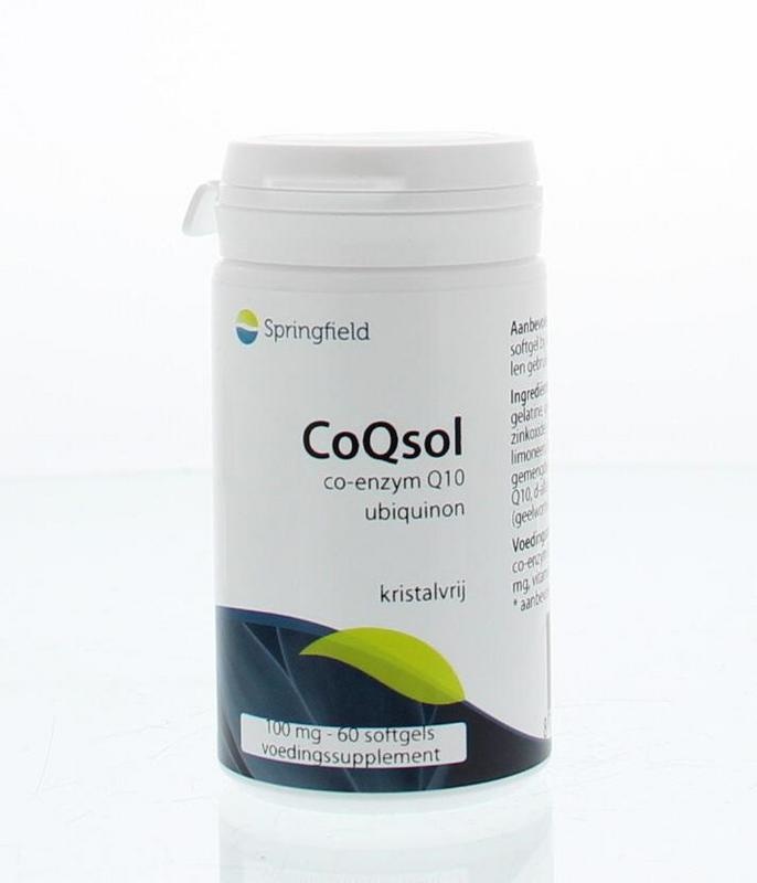 Springfield Springfield CoQsol coenzym Q10 100 mg (60 Softgels)