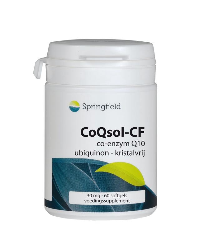 Springfield CoQsol coenzym Q10 30 mg (60 Softgels) Springfield CoQsol coenzym Q10 30 mg (60 Softgels)