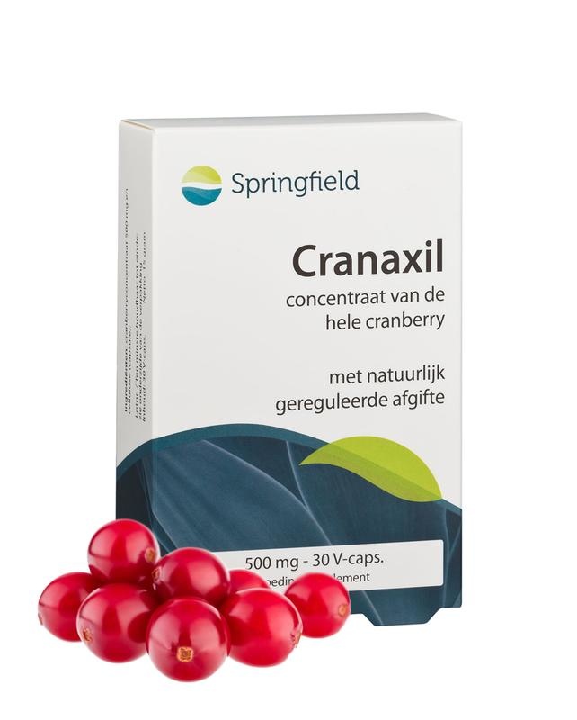 Springfield Springfield Cranaxil cranberry 500 mg (30 vega caps)