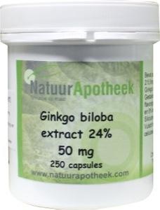 Natuurapotheek Natuurapotheek Ginkgo biloba 24% 50 mg (250 caps)