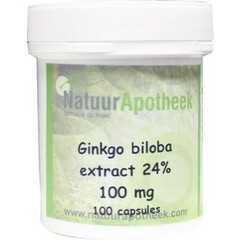 Natuurapotheek Ginkgo biloba 24% 100 mg (100 caps)