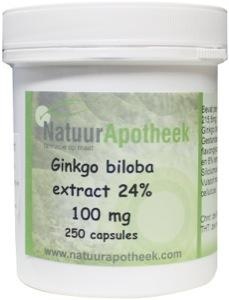 Natuurapotheek Natuurapotheek Ginkgo biloba 24% 160 mg (250 caps)