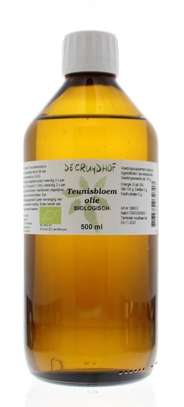 Cruydhof Cruydhof Teunisbloemolie vloeibaar bio (500 ml)