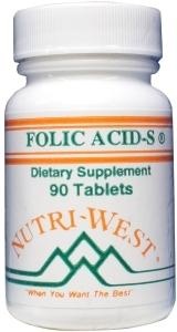 Nutri West Nutri West Folic acid S (90 tab)