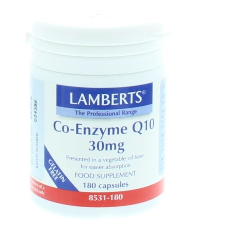 Lamberts Lamberts Co enzym Q10 30mg (180 vega caps)